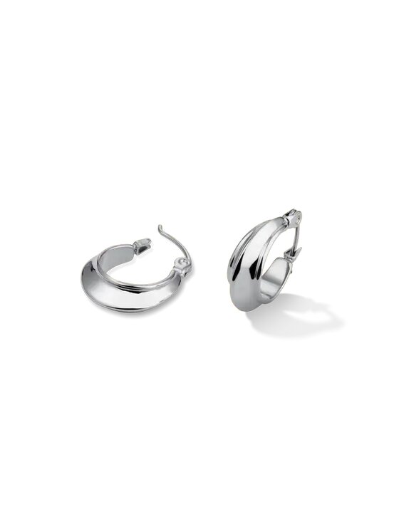 Rosefield Rosefield Kolczyki Sphere Hoops Srebrny