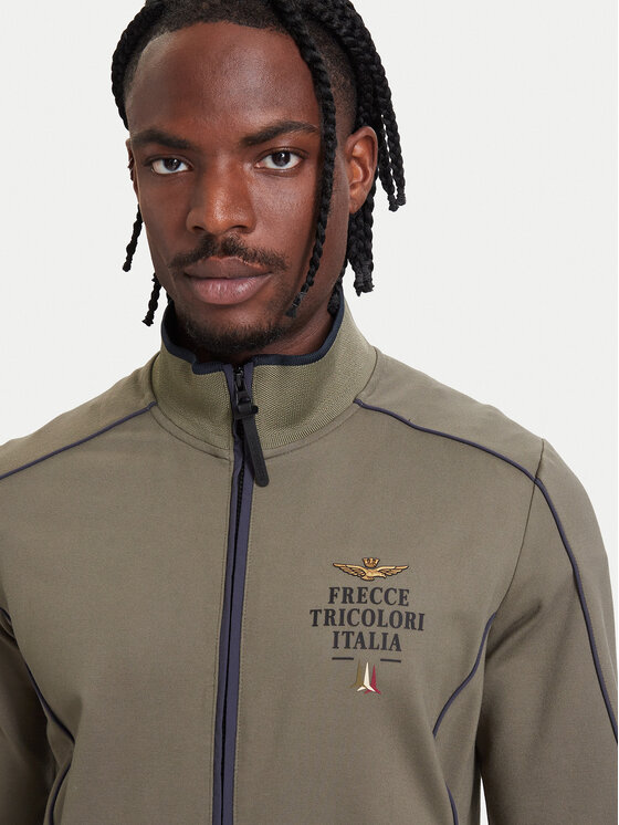 Aeronautica Militare Aeronautica Militare Bluza 262FE2138UF00691 Khaki Regular Fit
