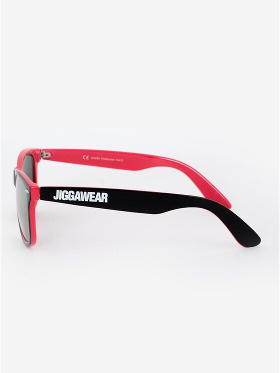 Jigga Wear Jigga Wear Okulary przeciwsłoneczne Na lato wakacje urlop basen magenta 96239 Czarny