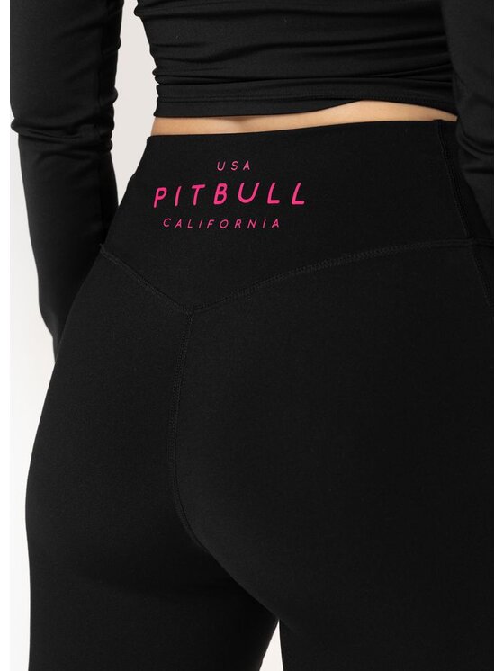 PITBULL PITBULL Legginsy AVENIDA Czarny Regular Fit