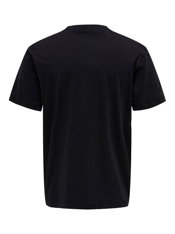 Only & Sons Only & Sons T-shirt 22025208 Crna Regular Fit