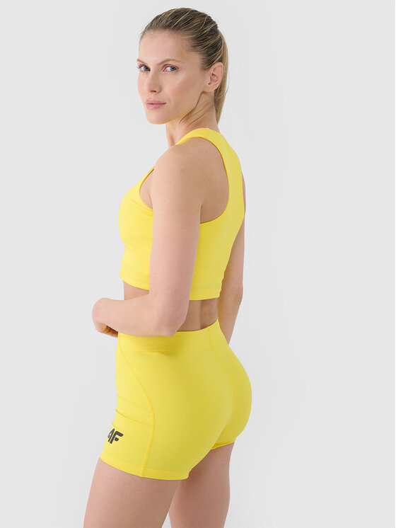 4F 4F Kolarki NOS Żółty Slim Fit