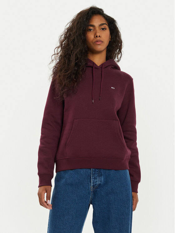 Bluză Tommy Jeans Femei, Mărimea: XXS, Vișiniu, Tjw Reg DW0DW19958