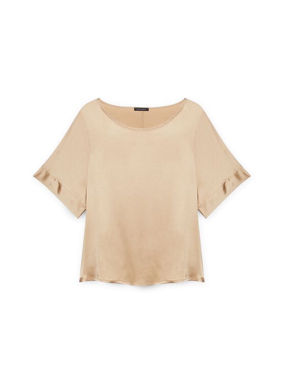 Fiorella Rubino Fiorella Rubino Blusa 2526L000653N002 Écru Boxy Fit