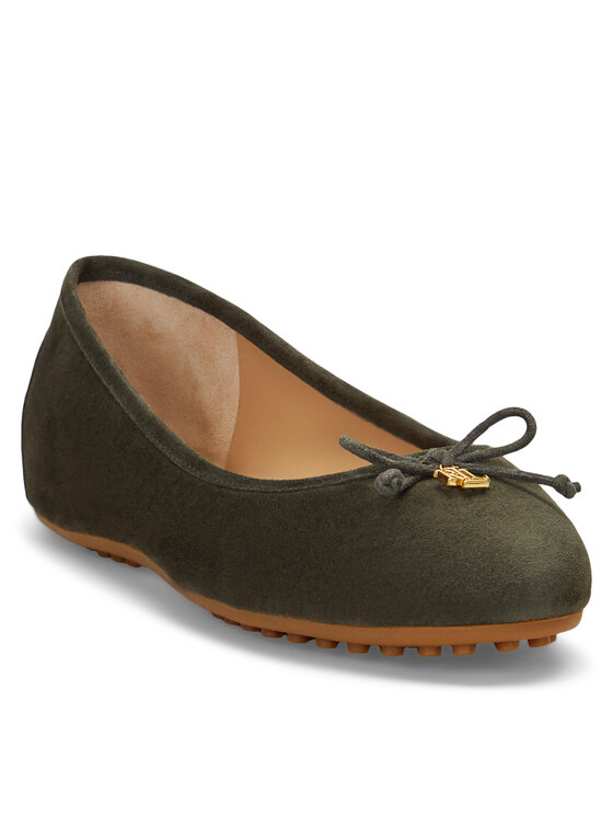 LAUREN RALPH LAUREN LAUREN RALPH LAUREN Baleriny 802951376003 Zielony