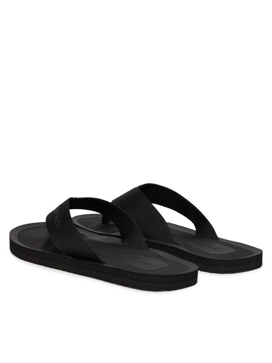 Calvin Klein Calvin Klein Flip-flops Logo Webbing Strap HM0HM02106 Fekete