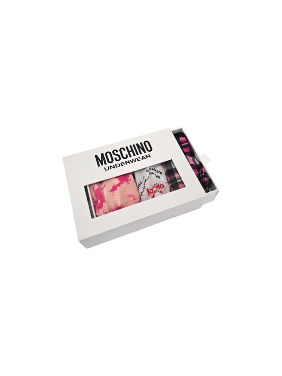 MOSCHINO Underwear & Swim MOSCHINO Underwear & Swim Set di mutandine brasiliane 3pack brasiliana Moschino mix gift Multicolore