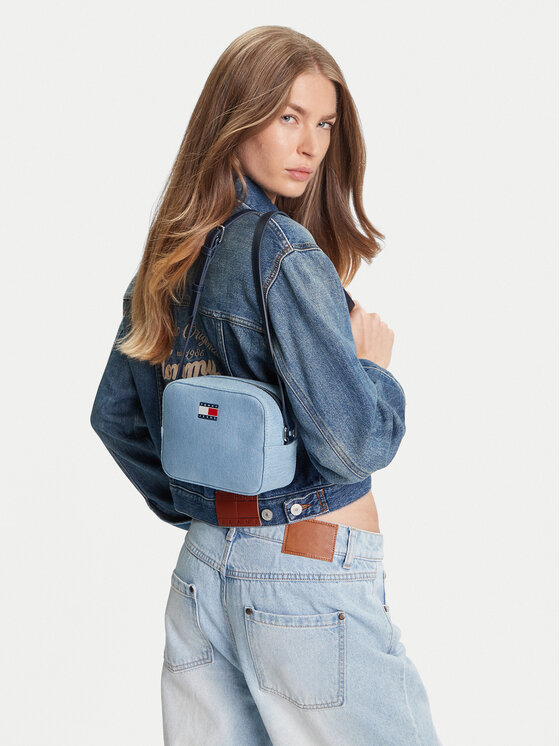 Tommy Jeans Tommy Jeans Torbica Tjw Ess Must Camera Bag Denim AW0AW17289 Plava