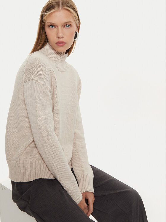 Calvin Klein Calvin Klein Rolák K20K207437 Béžová Regular Fit