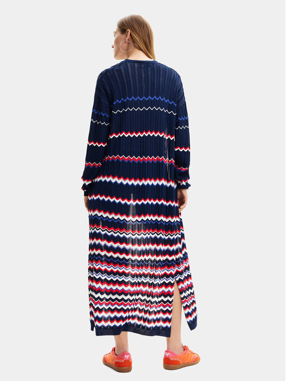 Desigual Desigual Kardigāns Cloë 24SWJF39 Tumši zils Regular Fit