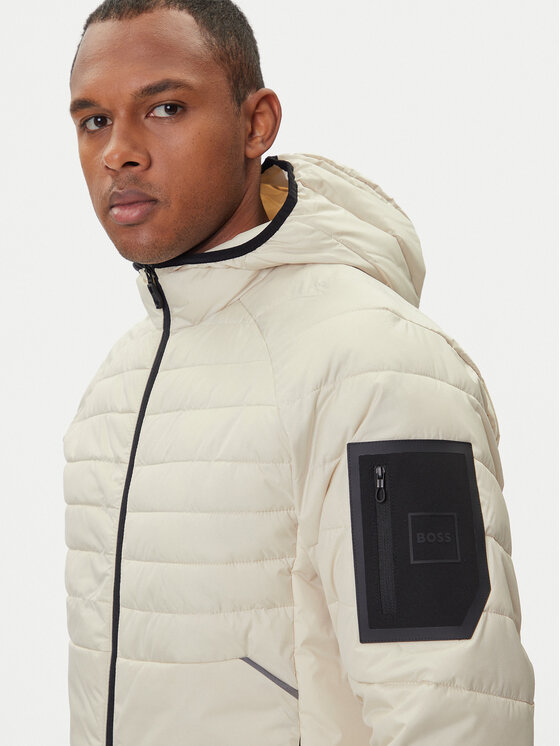 BOSS BOSS Bunda pro přechodné období Ow Urbanex JT HD 50549181 Béžová Regular Fit