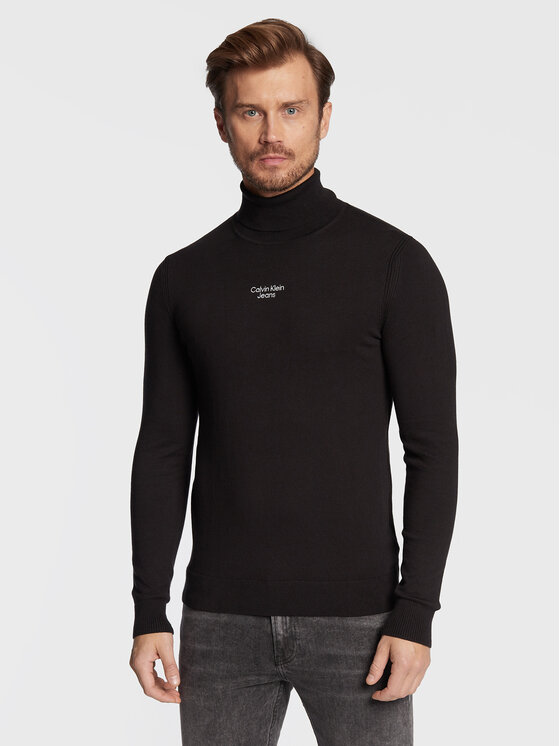 Calvin Klein Jeans Calvin Klein Jeans Golf J30J321696 Czarny Slim Fit