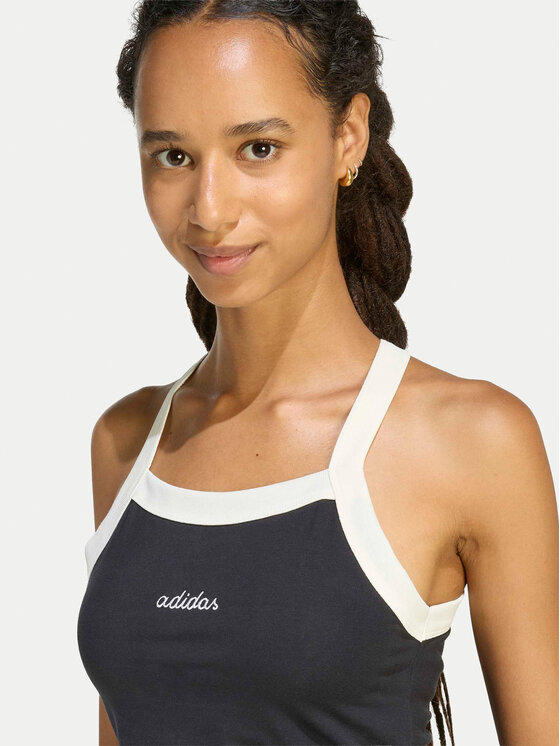 adidas adidas Top Seasonal Essentials Colorpop KC3936 Negru Slim Fit