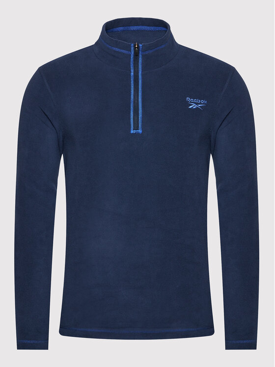 Reebok Reebok Flis Outerwear GR8963 Tamnoplava Slim Fit