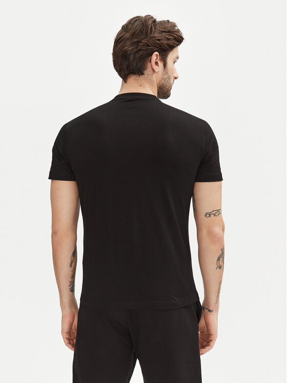 EA7 Emporio Armani EA7 Emporio Armani Marškinėliai 7M000224 AF10375 MC156 Juoda Regular Fit