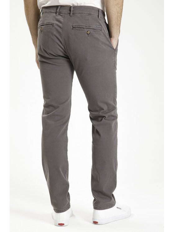 Cross Jeans Cross Jeans Chinosy F 194-955 Szary Tapered Leg