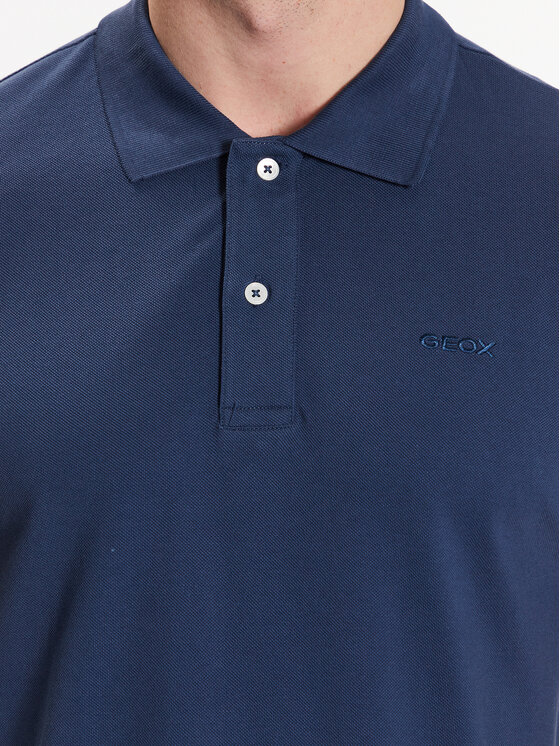 Geox Geox Polokošile Piquet M3510B-T2649 F4070 Modrá Regular Fit