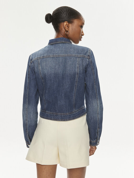 Morgan Morgan Jeansová bunda 232-VPIM Modrá Slim Fit