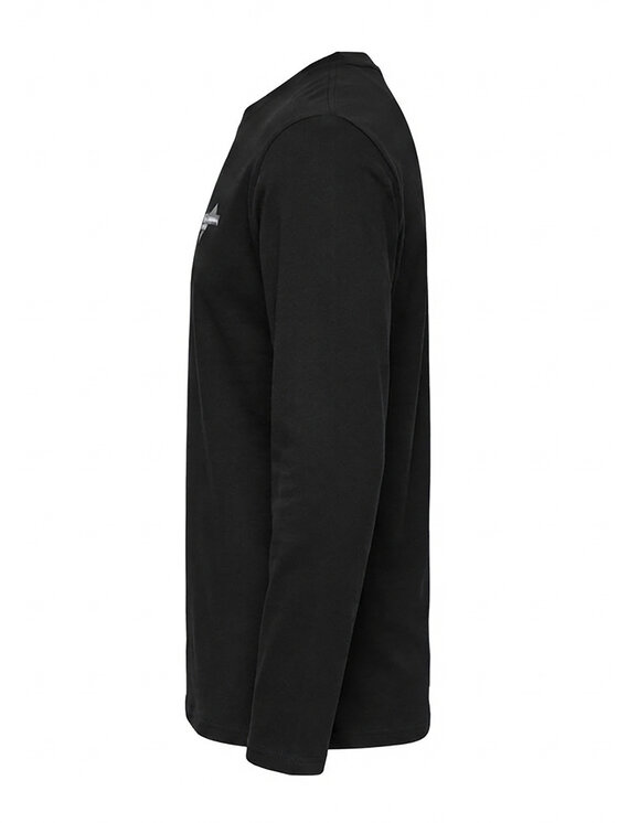 Ombre Ombre Longsleeve L180 Czarny Regular Fit