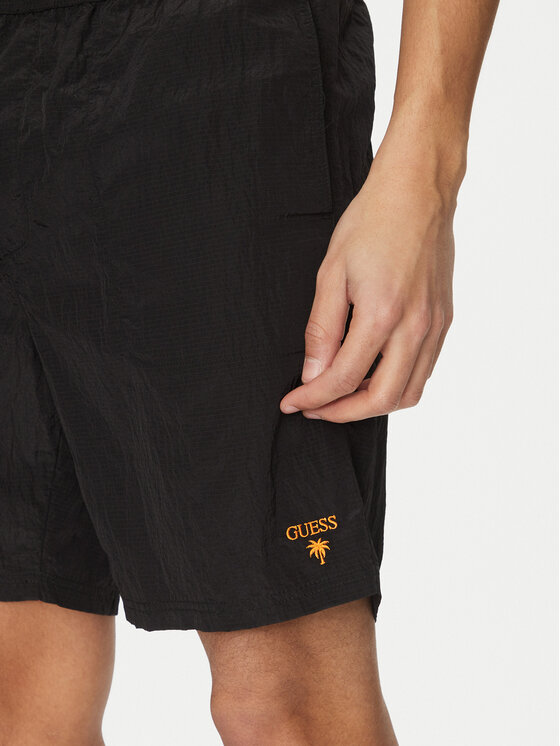 Guess Guess Šortky z materiálu F5GT13 WH1D2 Černá Regular Fit