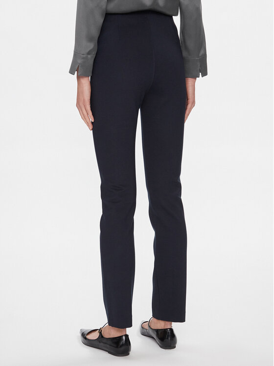 Tommy Hilfiger Tommy Hilfiger Pantaloni din material Elevated WW0WW39721 Bleumarin Slim Fit