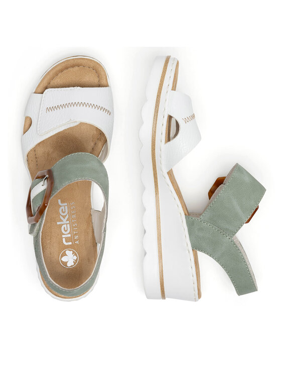 Rieker Rieker Sandalen 67476-81 Grün