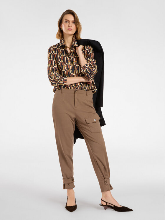 Elena Mirò Elena Mirò Camicia 5164P400256N002 Marrone Regular Fit