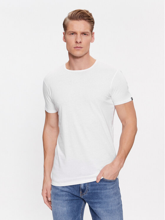 Puma Puma Σετ t-shirts Basic 935016 Λευκό Regular Fit