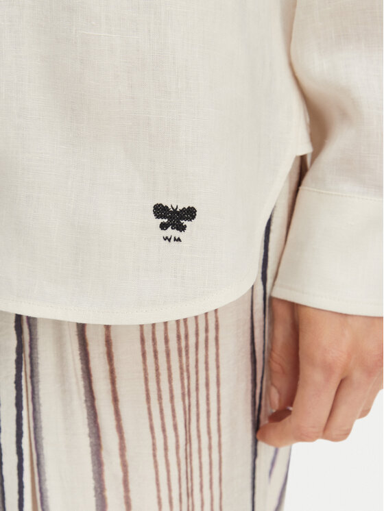 Weekend Max Mara Weekend Max Mara Camicia Werner 2615111072 Écru Regular Fit