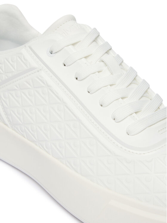 Calvin Klein Calvin Klein Sneakersy Beasket Cup Oxf Lup Hf Aop Lth HM0HM02132 Biela