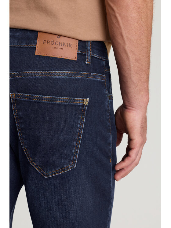 Próchnik Próchnik Jeansy PM10 SP113226000006 Granatowy Regular Fit