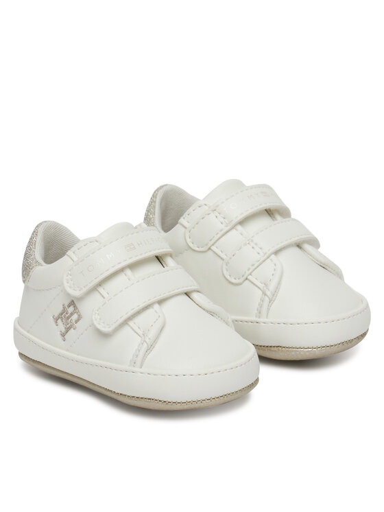 Tommy Hilfiger Tommy Hilfiger Sneakers Low Cut Velcro Sneaker T0A9-33722-1528 Weiß