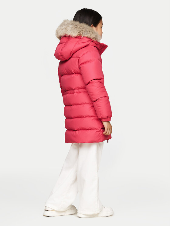 Tommy Hilfiger Tommy Hilfiger Kurtka puchowa KG0KG07805 D Różowy Regular Fit