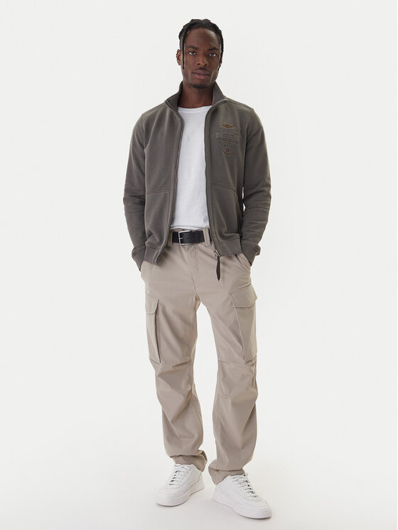 Aeronautica Militare Aeronautica Militare Bluza 252FE2055UF00665 Szary Regular Fit