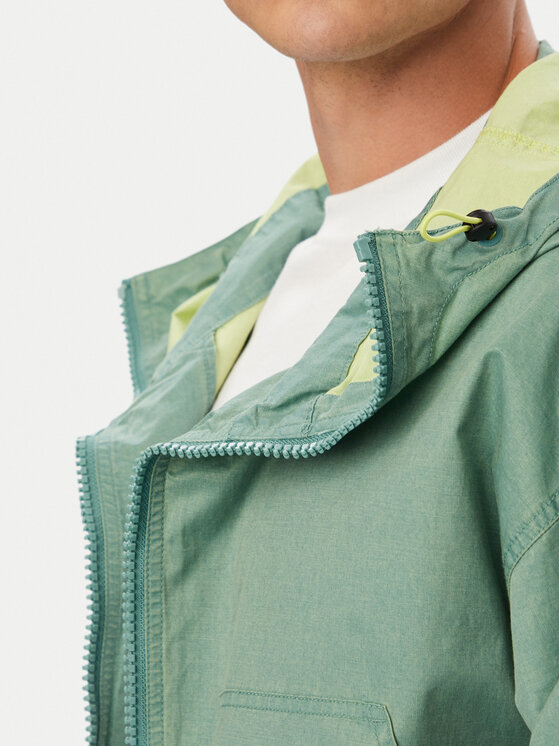 Converse Converse Übergangsjacke Double Pocket 10021097-A03 Grün Regular Fit