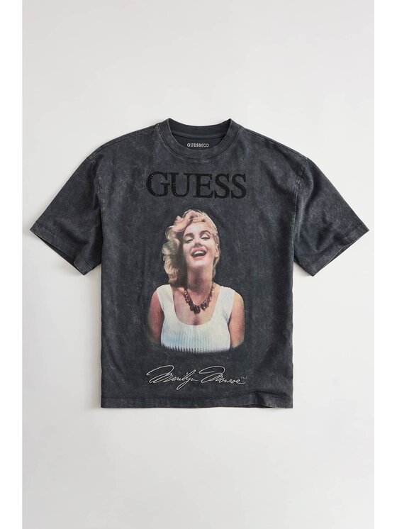Guess Guess T-Shirt 182691 Czarny Classic Fit