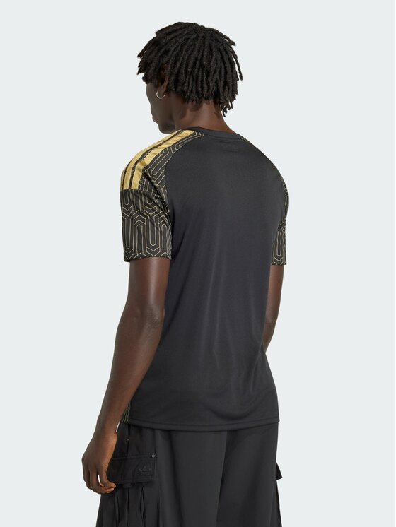 adidas adidas Koszulka techniczna LAFC Czarny Slim Fit