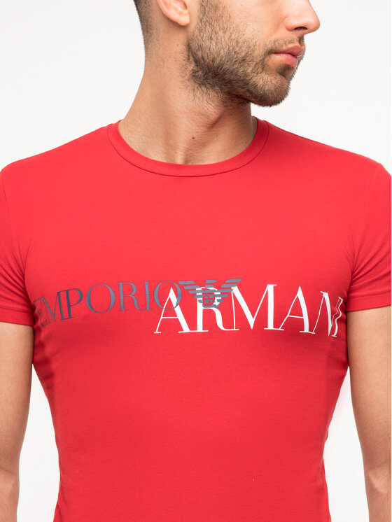 Emporio Armani Underwear Emporio Armani Underwear Marškinėliai 111035 9P516 00074 Juoda Slim Fit