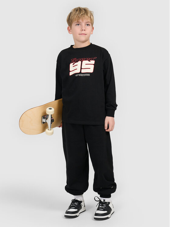 4F 4F Bluza ESPORTS RACING Czarny Regular Fit