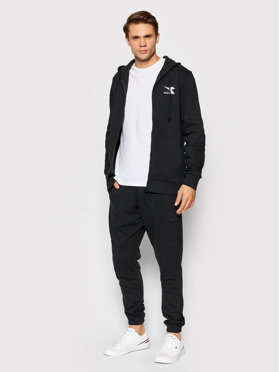 Felpa Core 102.177762 Nero Regular Fit