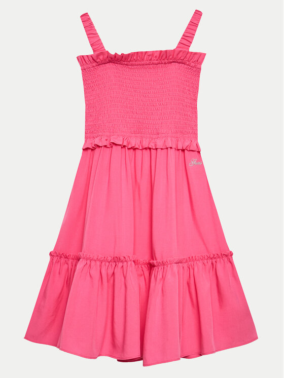 Guess Guess Kleid für den Alltag J4GK27 WG5S2 Rosa Regular Fit