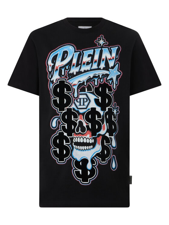 PHILIPP PLEIN PHILIPP PLEIN T-shirt 31101 Nero Regular Fit