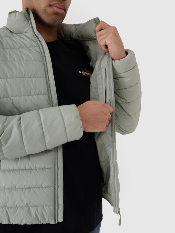 4F 4F Kurtka puchowa BASIC+ Khaki Regular Fit