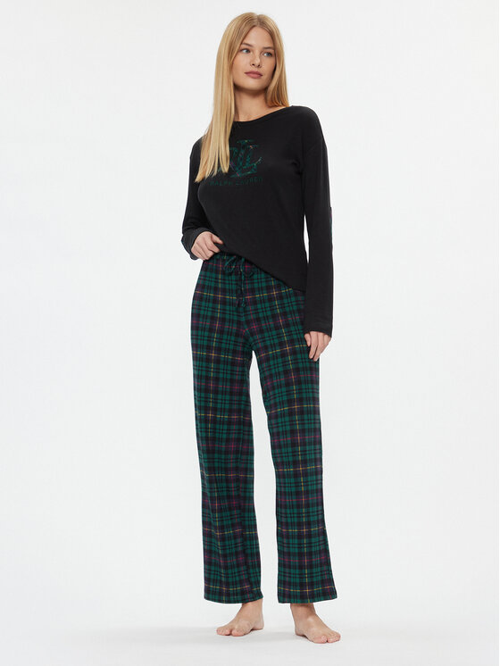 Lauren Ralph Lauren Pijama ILN72292 Bleumarin Regular Fit