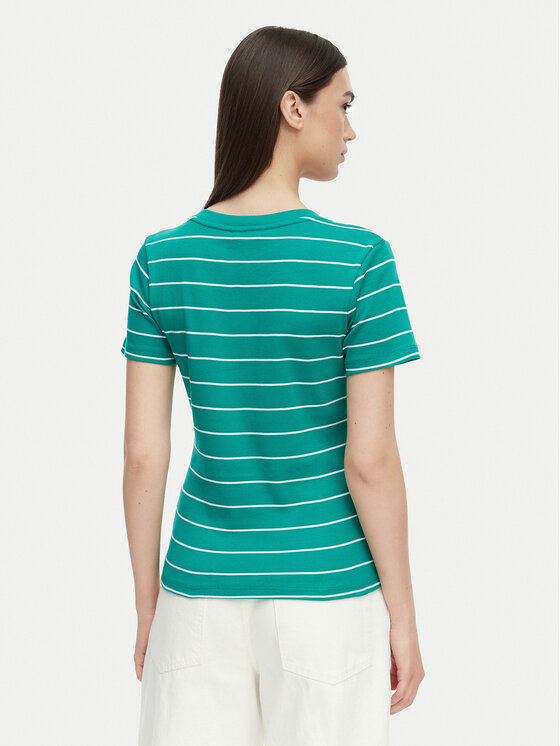 Tommy Hilfiger Tommy Hilfiger Marškinėliai New Cody WW0WW40584 Žalia Slim Fit