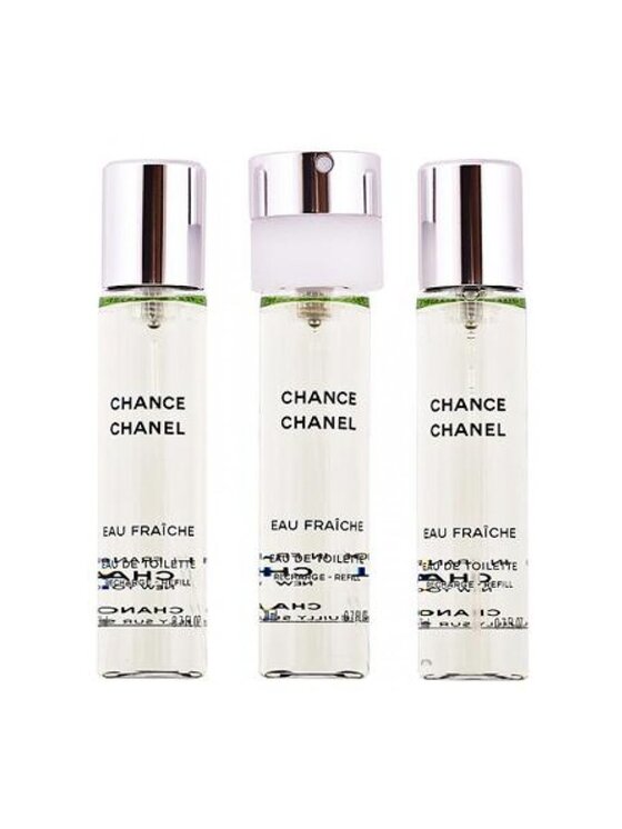 Chanel Chanel Chanel Chance Eau Fraiche Twist and Spray 3x20ml woda toaletowa wkłady + atomizer Woda toaletowa