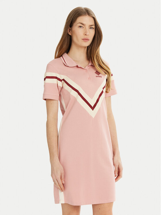 Guess Guess Hétköznapi ruha V5RK00 KCOK1 Rózsaszín Regular Fit