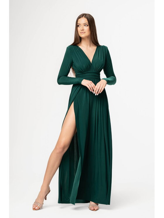 Aurora Aurora Sukienka wieczorowa Adelle Zielony Ladies Fit