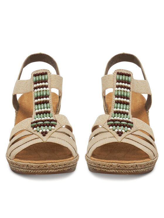 Rieker Rieker Sandalen V2451-62 Beige