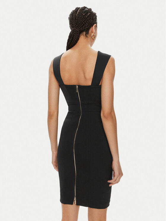 Marciano Guess Marciano Guess Koktel haljina Norah 4GGK44 7074A Crna Slim Fit